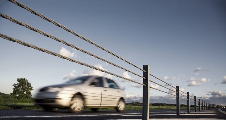 Road barrier ropes